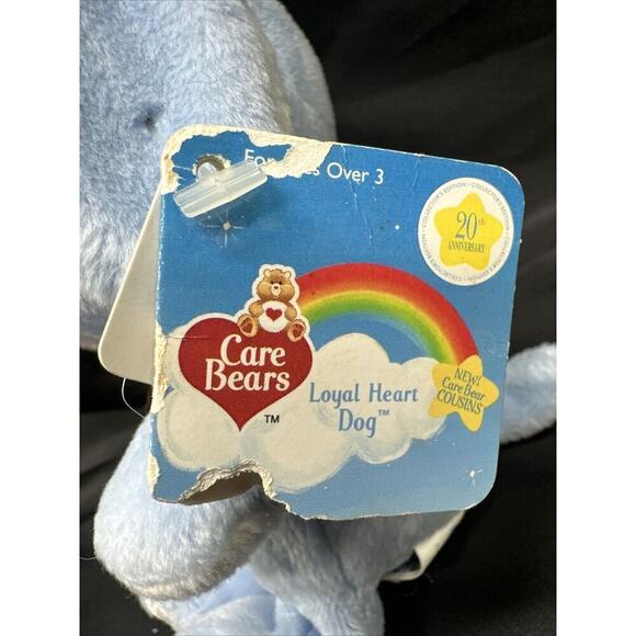 Vtg Care Bears Cousins Loyal Heart Dog Plush Collector Edition Tags 2004 w Tags - Picture 5 of 8